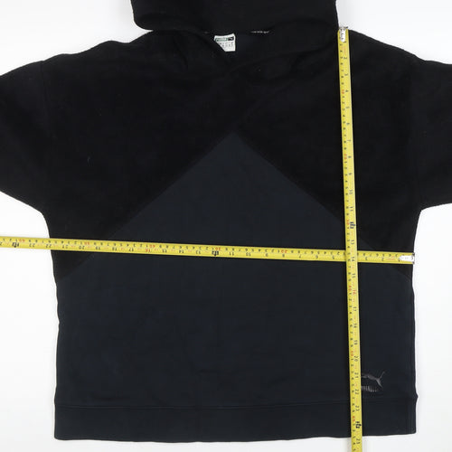 Puma Women’s Black Size 10 Pullover Hoodie Fleece Sweatshirt