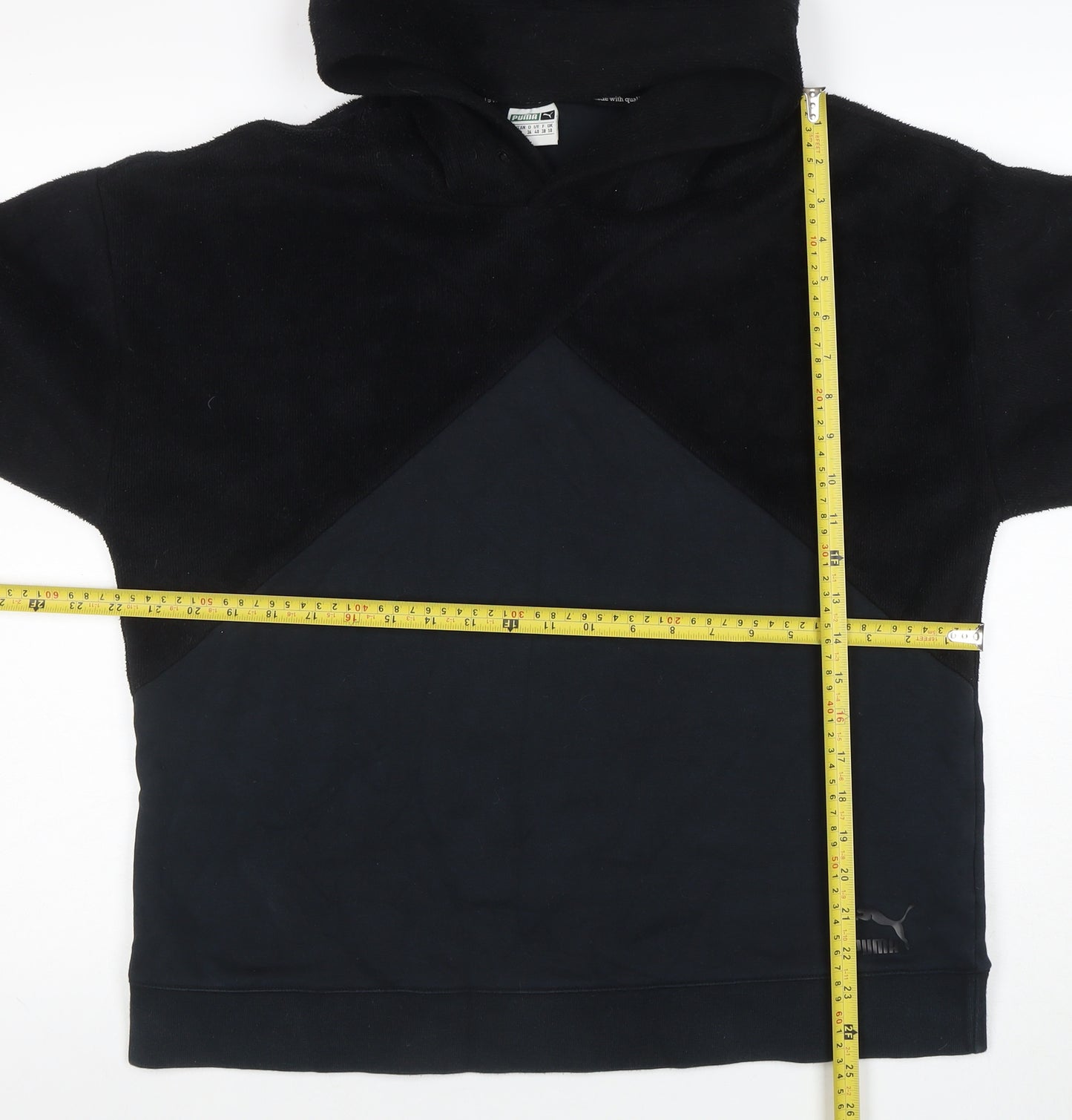 Puma Women’s Black Size 10 Pullover Hoodie Fleece Sweatshirt