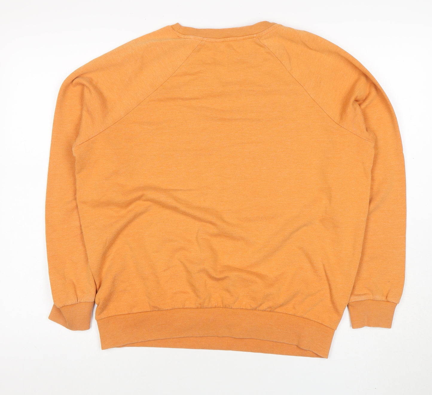 Next Women's Orange Eiffel Tower Crew Neck Pullover Sweatshirt M