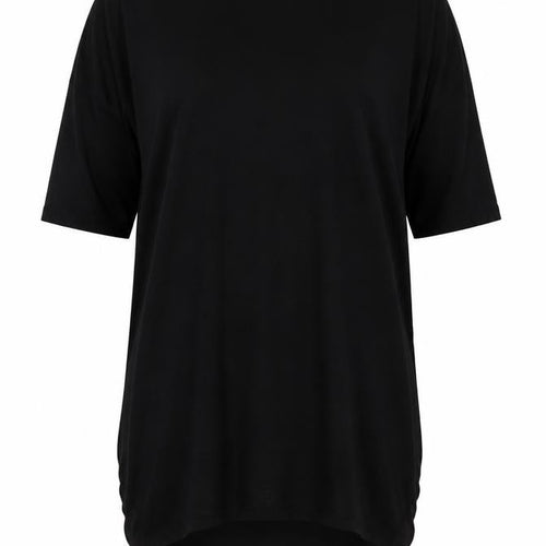 Vero Moda Women Black L Shift Dress Jersey Knee Length