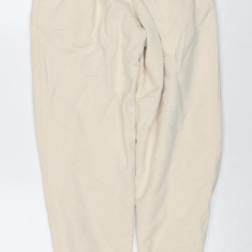 Superdry Women's Beige Jogger Sweatpants Size 6 Cotton Blend