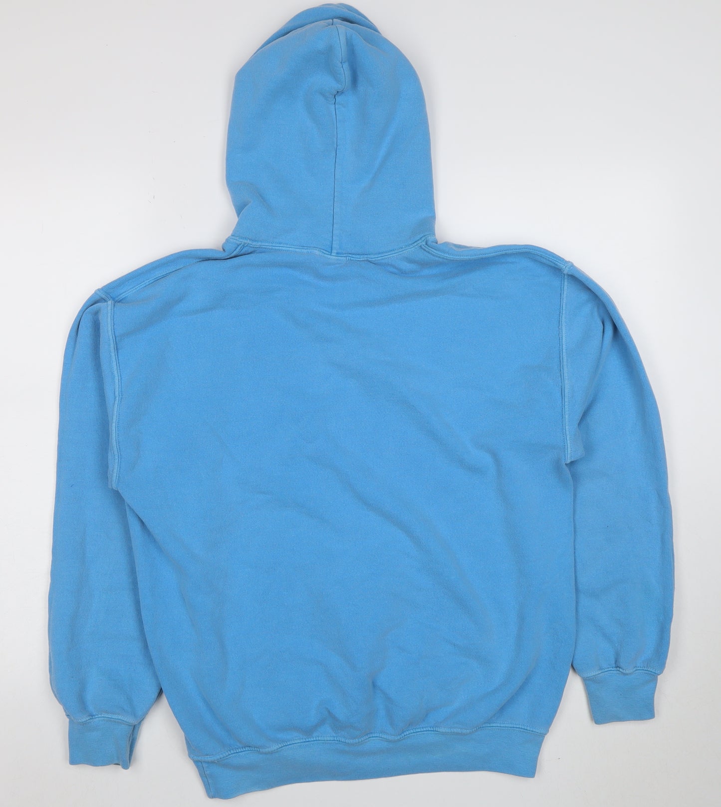 Ters Trans Men’s Blue Pullover Hoodie Size S Fleece Cotton Blend