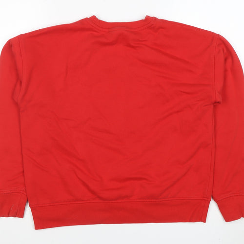 Disney Women Red XS Sweatshirt Mickey Mouse Christmas Naughty or Nice