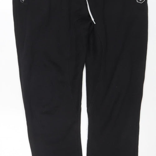Bee Inspired Men Black L Jogger Sweatpants 100% Cotton Drawstring