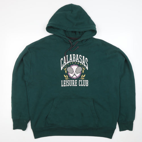 Hollister Women’s Green Calabasas Leisure Club Pullover Hoodie L