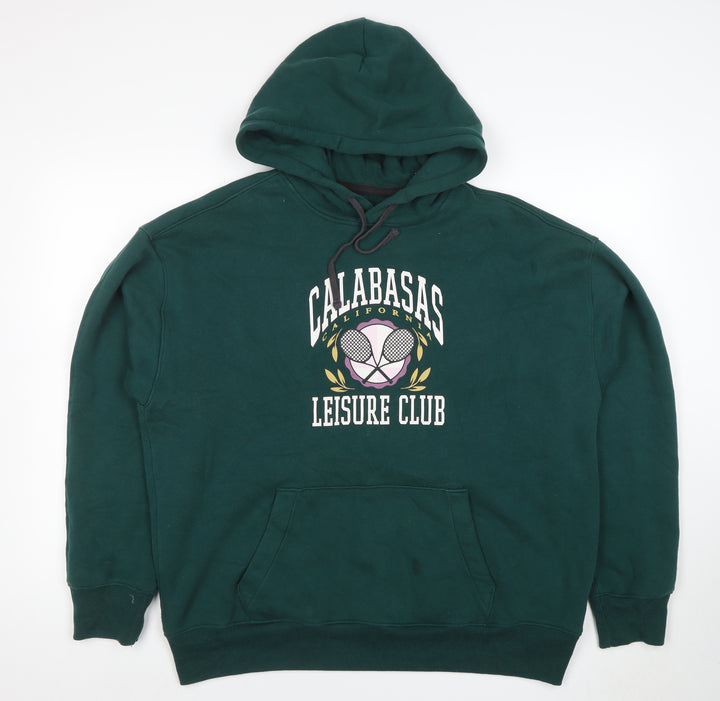 Hollister Women’s Green Calabasas Leisure Club Pullover Hoodie L