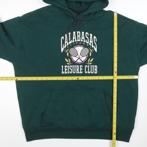 Hollister Women’s Green Calabasas Leisure Club Pullover Hoodie L
