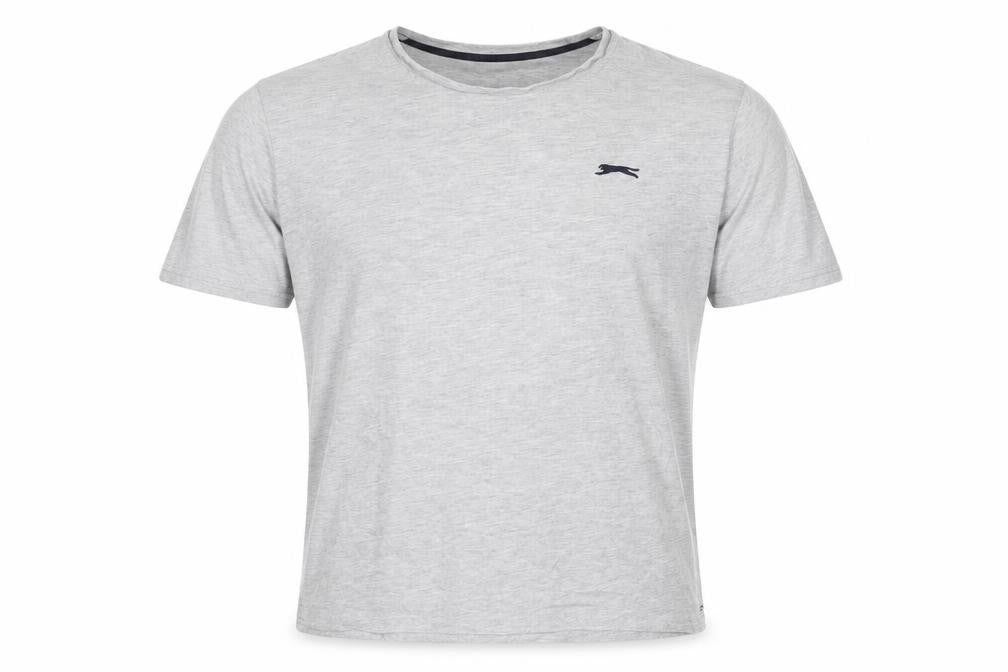 Slazenger Men’s Grey Regular Fit Short Sleeve Crew Neck T-Shirt Size M