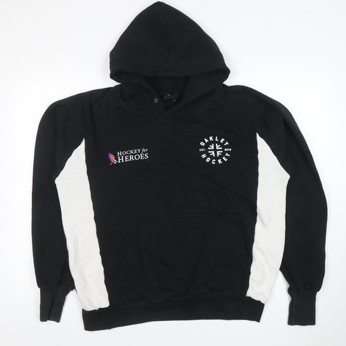 Oakley Men’s Black Hockey Hoodie Pullover Fleece Size S Sportswear