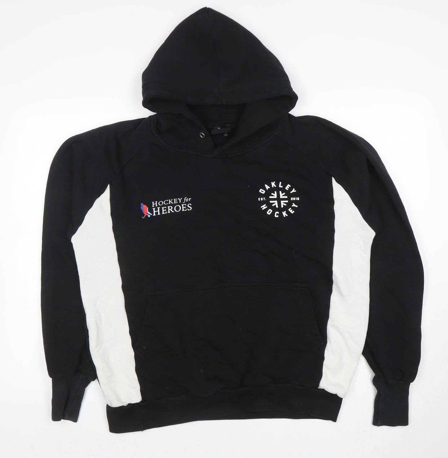 Oakley Men’s Black Hockey Hoodie Pullover Fleece Size S Sportswear