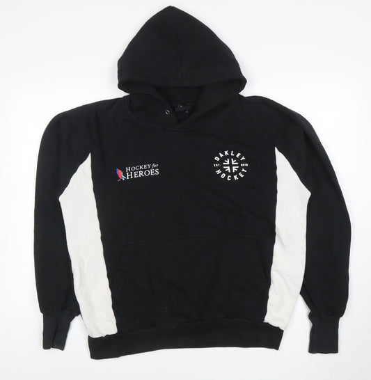 Oakley Men’s Black Hockey Hoodie Pullover Fleece Size S Sportswear