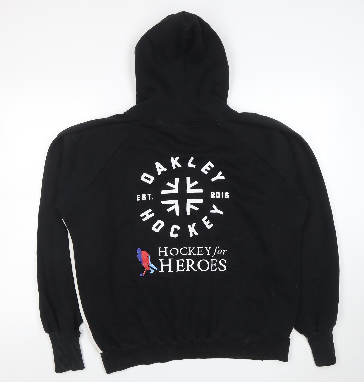 Oakley Men’s Black Hockey Hoodie Pullover Fleece Size S Sportswear