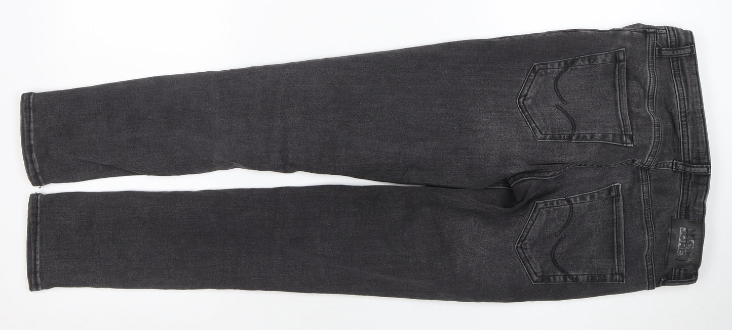 Jack & Jones Unisex Kids Black Skinny Jeans 13 Years Stretch Denim