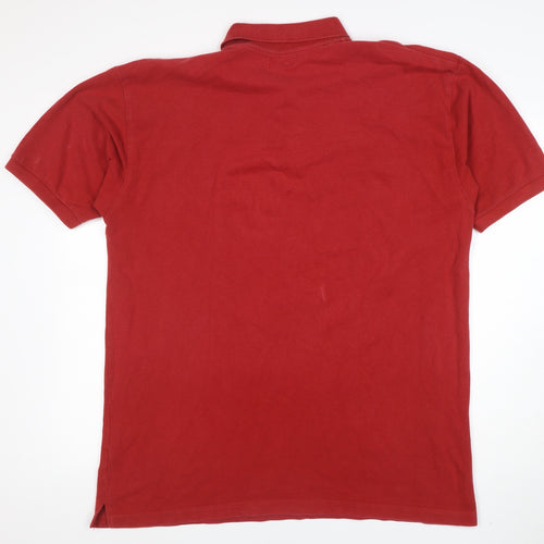 Regatta Men's Red 2XL Cotton Short Sleeve Polo Shirt