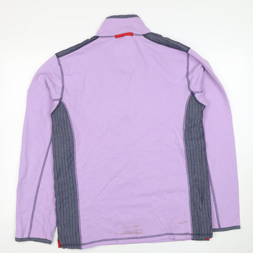 Joe Browns Men's Purple 1/2 Zip Cotton Sweatshirt Medium