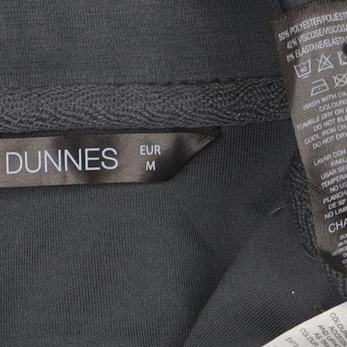 Dunnes Women Charcoal 1/2 Zip Funnel Neck Sweatshirt Size M