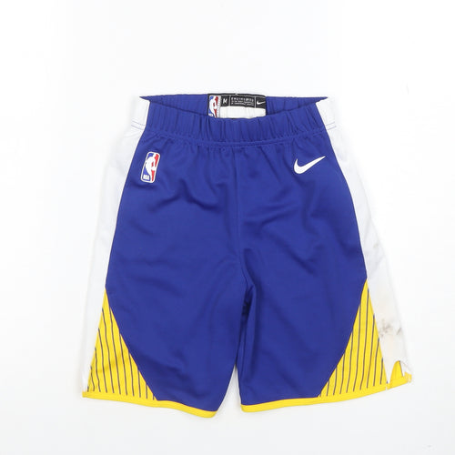 Nike Boys Blue NBA Athletic Basketball Shorts Size M