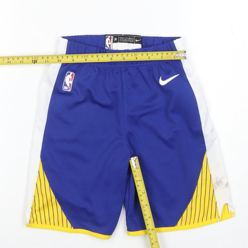 Nike Boys Blue NBA Athletic Basketball Shorts Size M