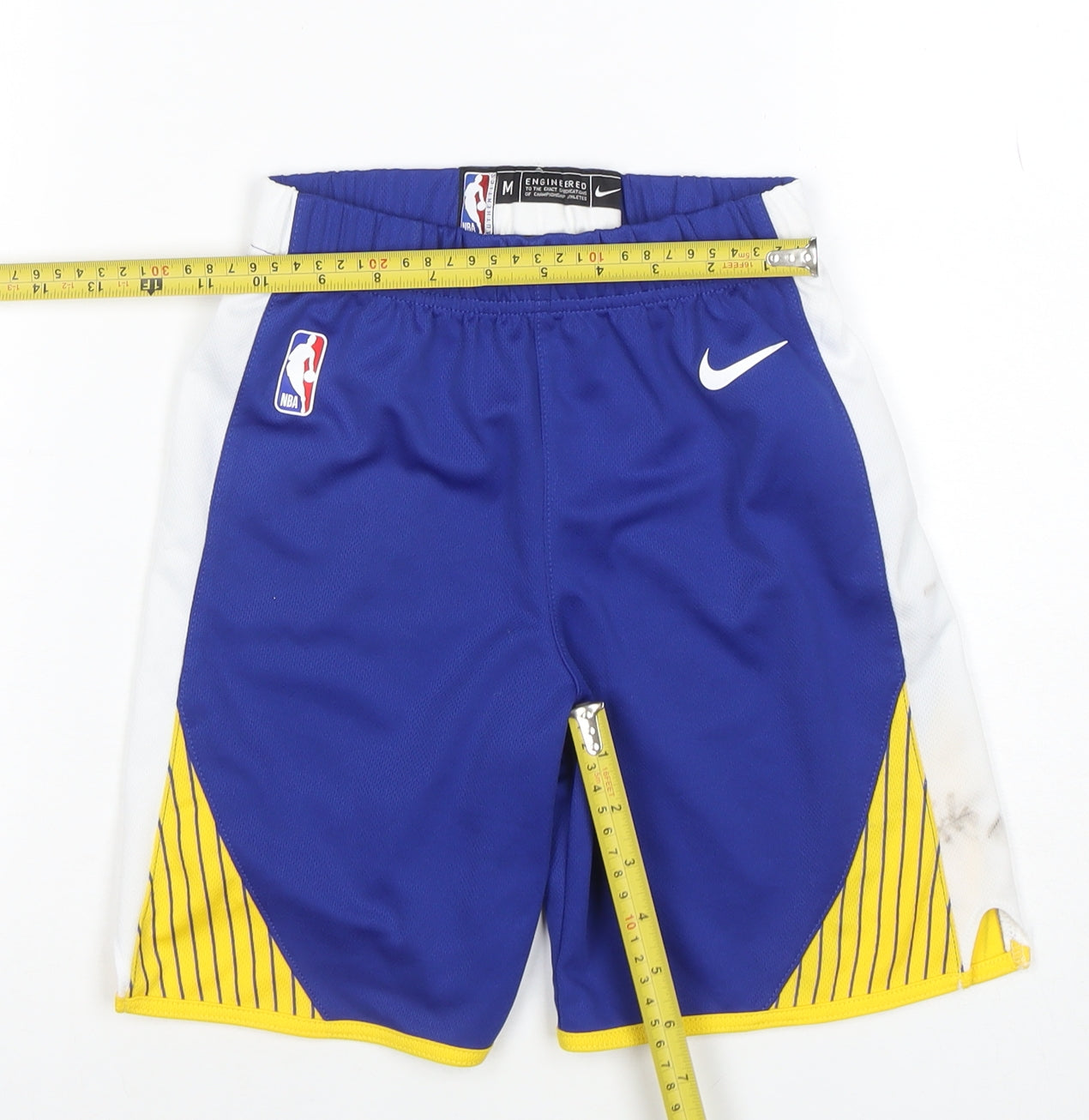 Nike Boys Blue NBA Athletic Basketball Shorts Size M