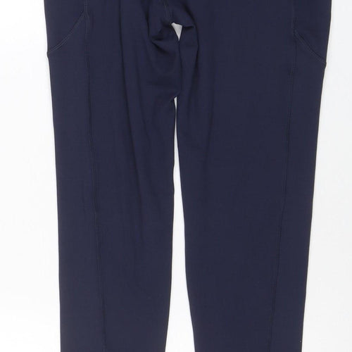 Love My Fashions Women’s Blue M Slim Fit Stretch Active Leggings