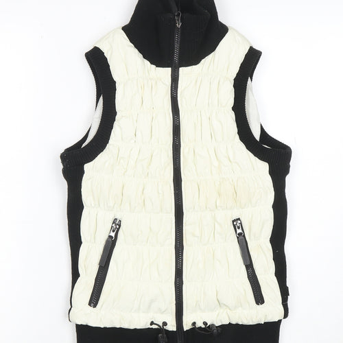 Calvin Klein Women's Black XS Quilted Puffer Waistcoat