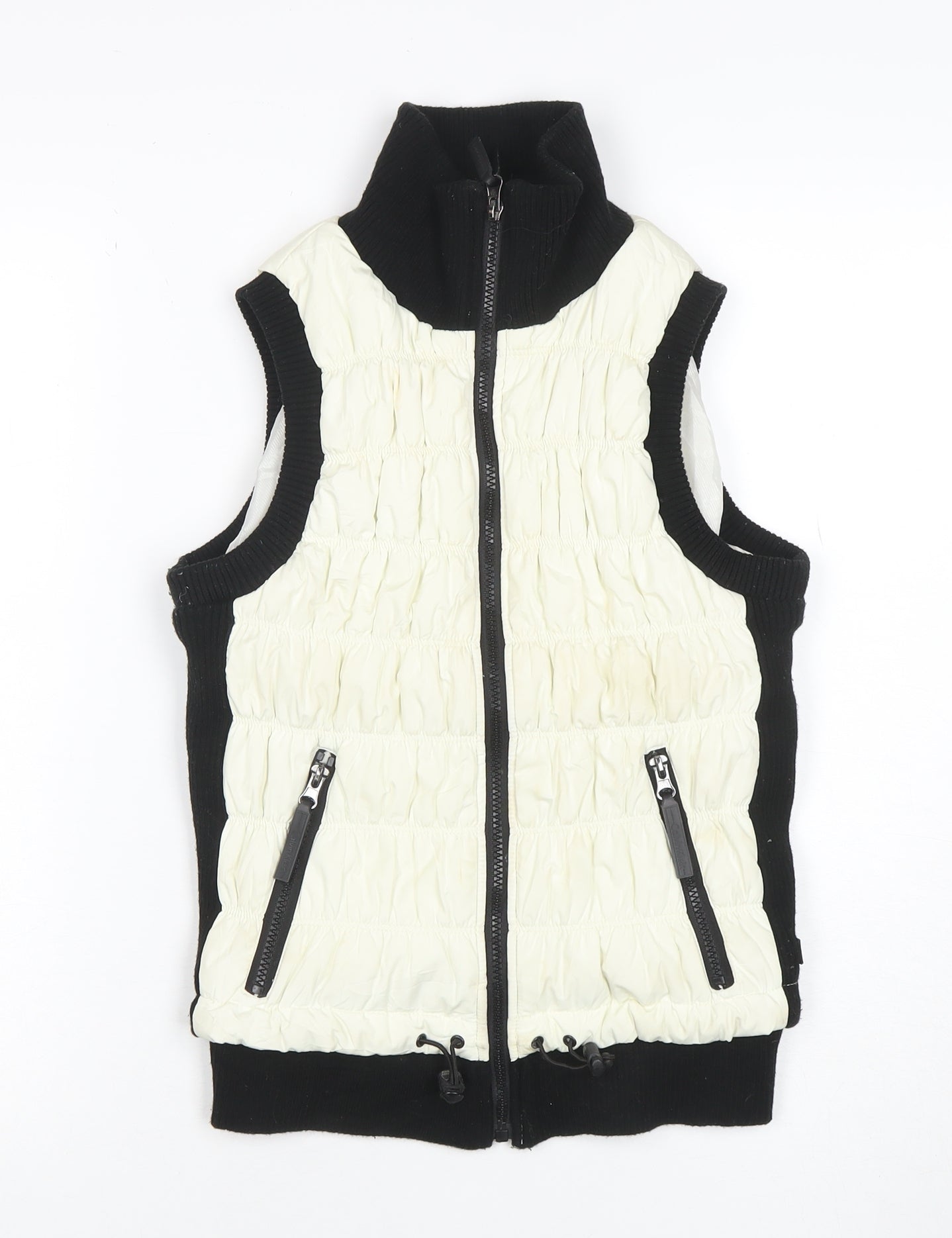 Calvin Klein Women's Black XS Quilted Puffer Waistcoat
