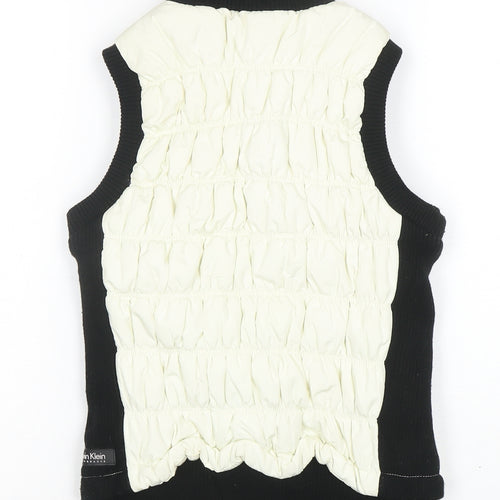Calvin Klein Women's Black XS Quilted Puffer Waistcoat