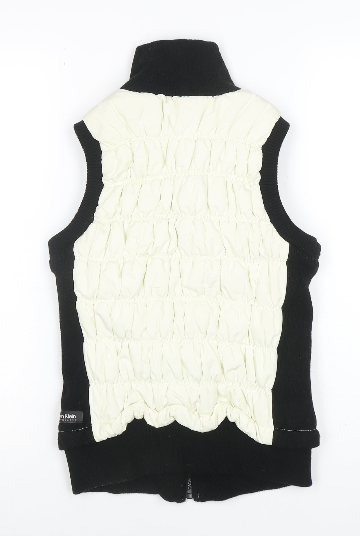 Calvin Klein Women's Black XS Quilted Puffer Waistcoat