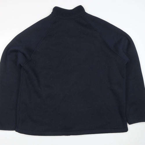 Marks and Spencer Men's Blue 2XL Fleece Full Zip Jacket