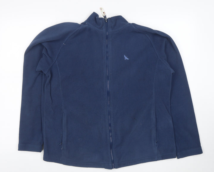 Hawkshead Womens Blue Fleece Zip Jacket Size 10 Regular