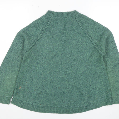 Ragdoll Los Angeles Women Green Knit Pullover Jumper Size S