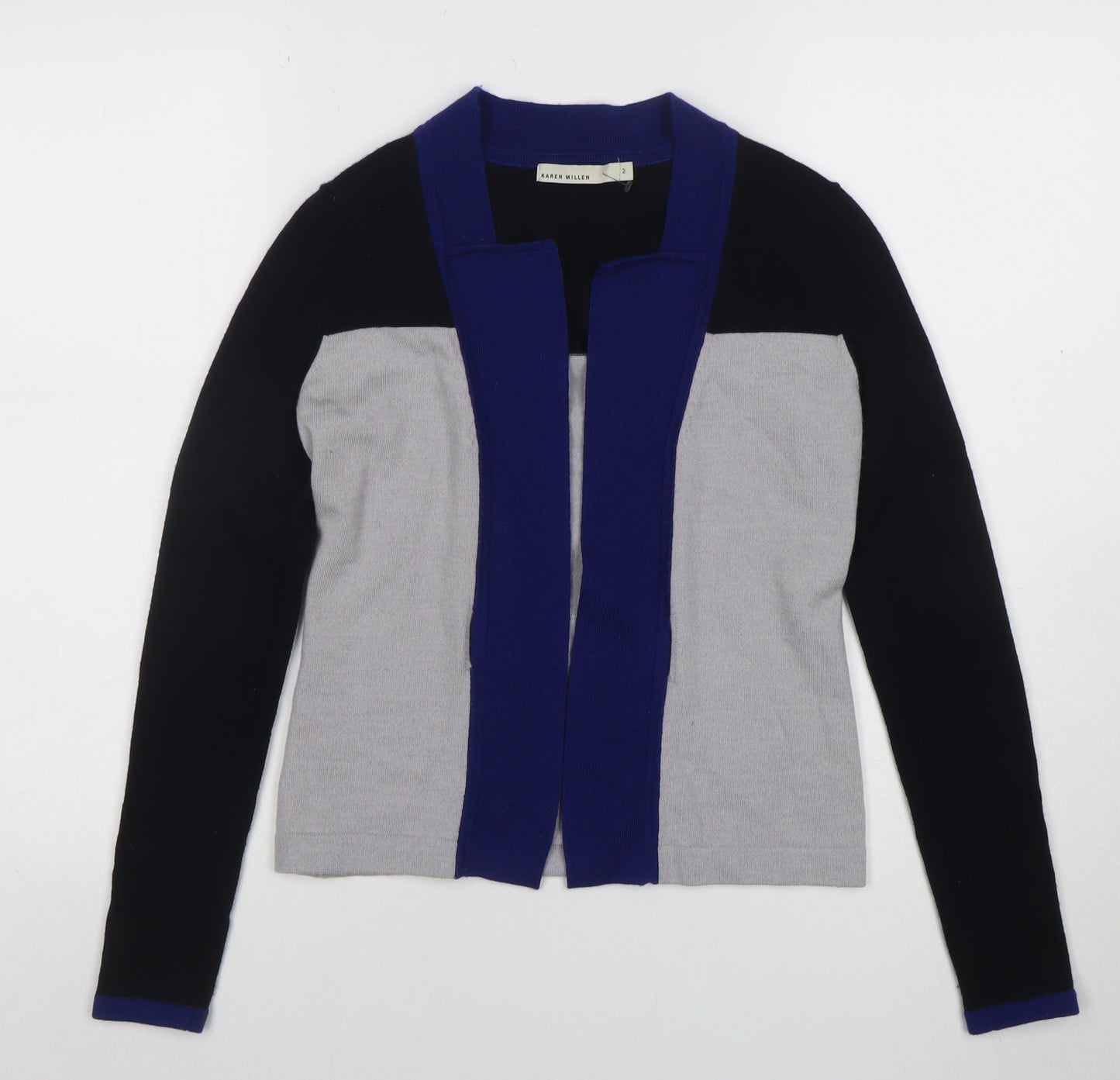 Karen Millen Women's Multicoloured Size 10 Knit Cardigan