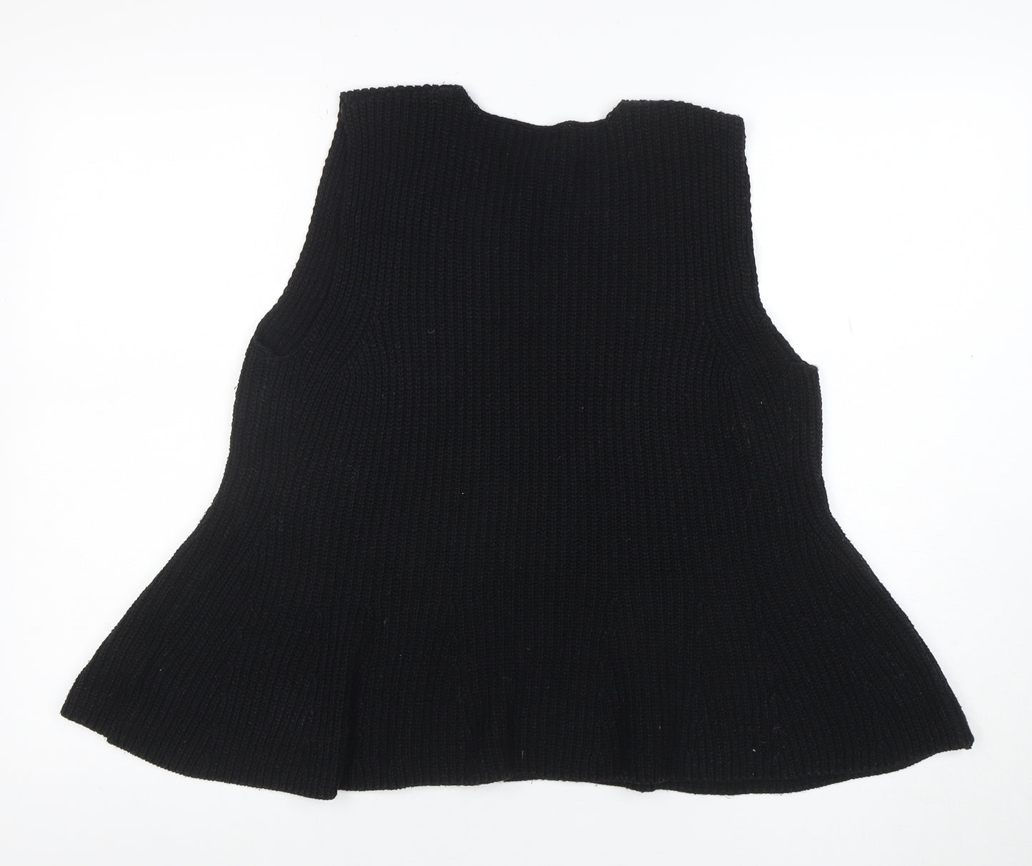 ASOS Design Women’s Black Sleeveless Chunky Knit Cardigan M
