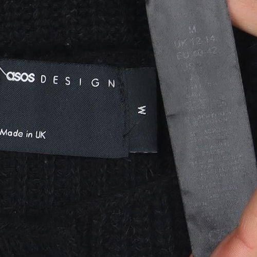 ASOS Design Women’s Black Sleeveless Chunky Knit Cardigan M
