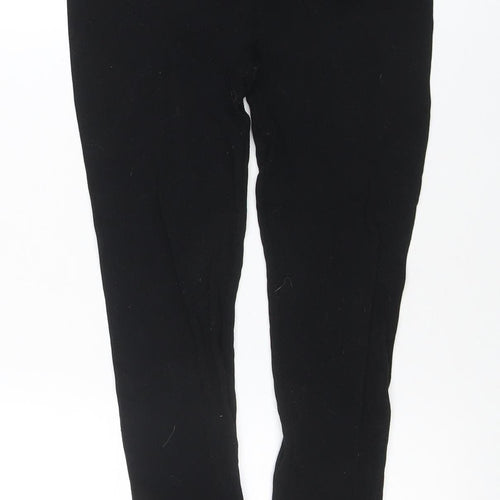 Stradivarius Womens Black XL Active Leggings Stretch Nylon Blend