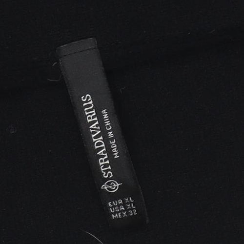 Stradivarius Womens Black XL Active Leggings Stretch Nylon Blend