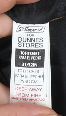 Dunnes Stores Women's Black Faux Leather Biker Jacket Size 6