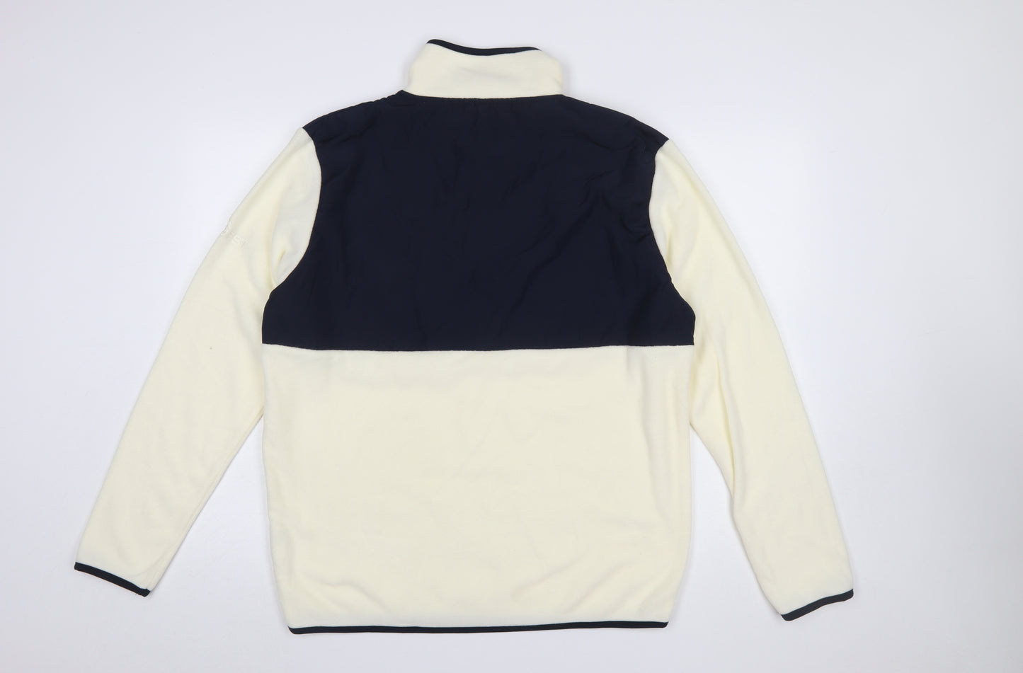 Portwest Womens Cream Navy 1/4 Zip Fleece Sweatshirt Size 16 XL