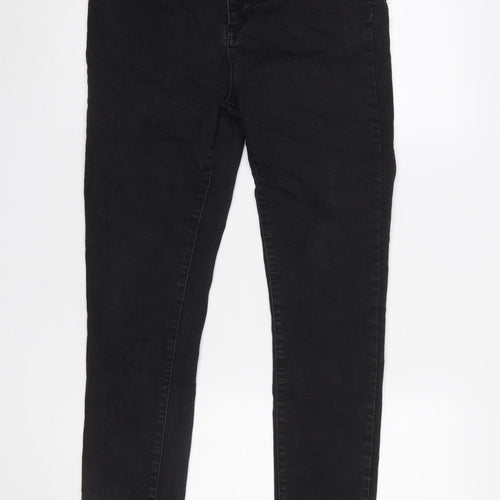 Gallery Womens Black Skinny Jeans Size 16 Stretch Denim