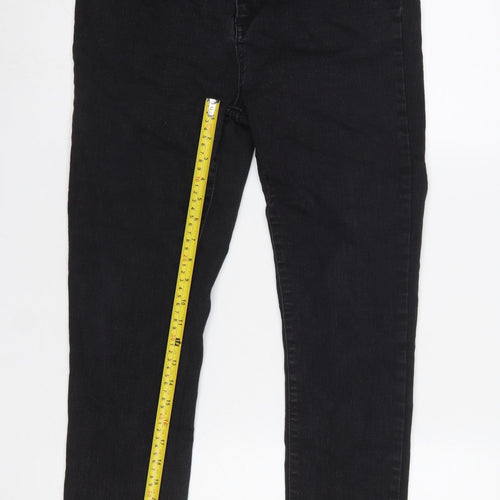 Gallery Womens Black Skinny Jeans Size 16 Stretch Denim