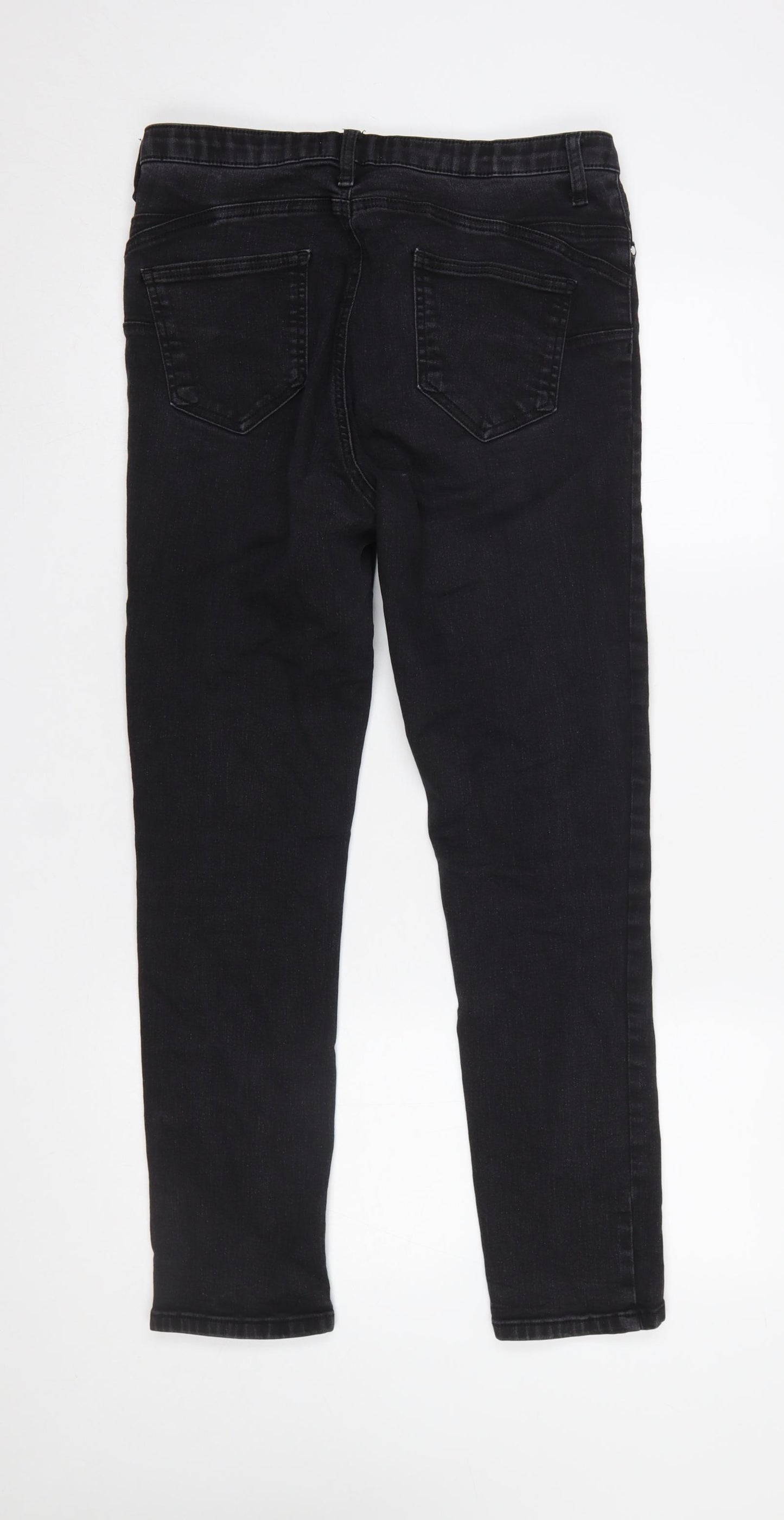 Gallery Womens Black Skinny Jeans Size 16 Stretch Denim