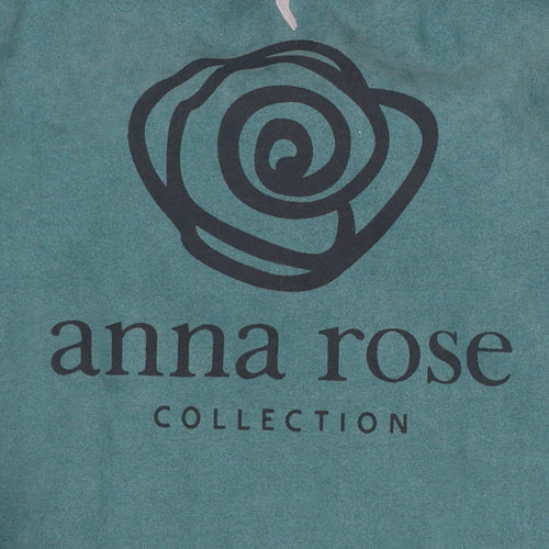 Anna Rose Women Deep Aqua Hooded Mid-Length Coat XL