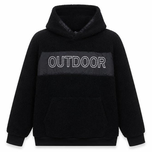 Crane Boys Black Hoodie 15-16 Years Pullover Fleece Outdoor Design