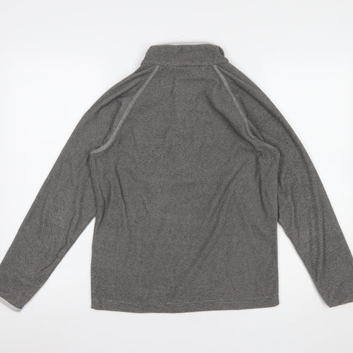 Regatta Boys Grey 14 Years 1/4 Zip Fleece Pullover Sweatshirt