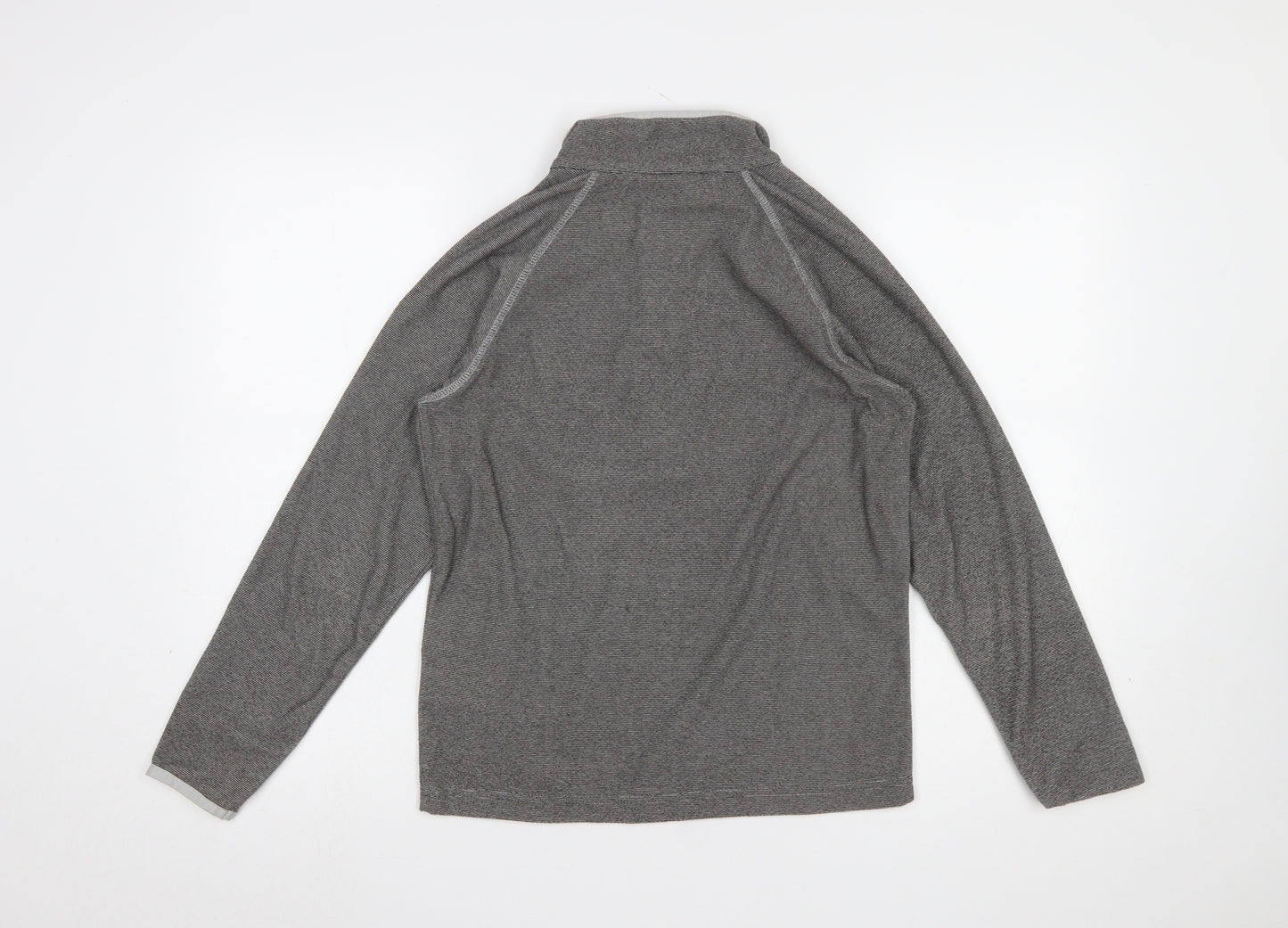 Regatta Boys Grey 14 Years 1/4 Zip Fleece Pullover Sweatshirt