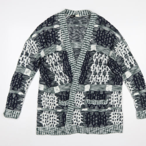 BDG Womens Multicoloured Knit Long Sleeve Cardigan Size S