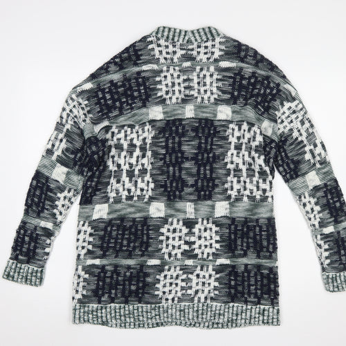 BDG Womens Multicoloured Knit Long Sleeve Cardigan Size S