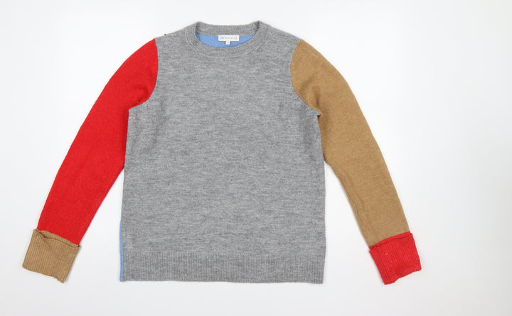 Warehouse Women’s Multicoloured Crew Neck Knit Jumper Size 10