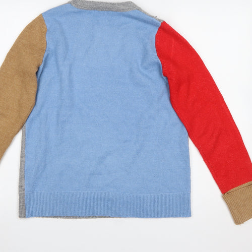 Warehouse Women’s Multicoloured Crew Neck Knit Jumper Size 10