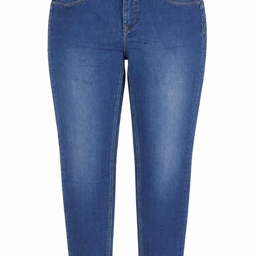 Salsa Women’s Blue Skinny Jeans Size 14 Mid Rise Stretch Denim